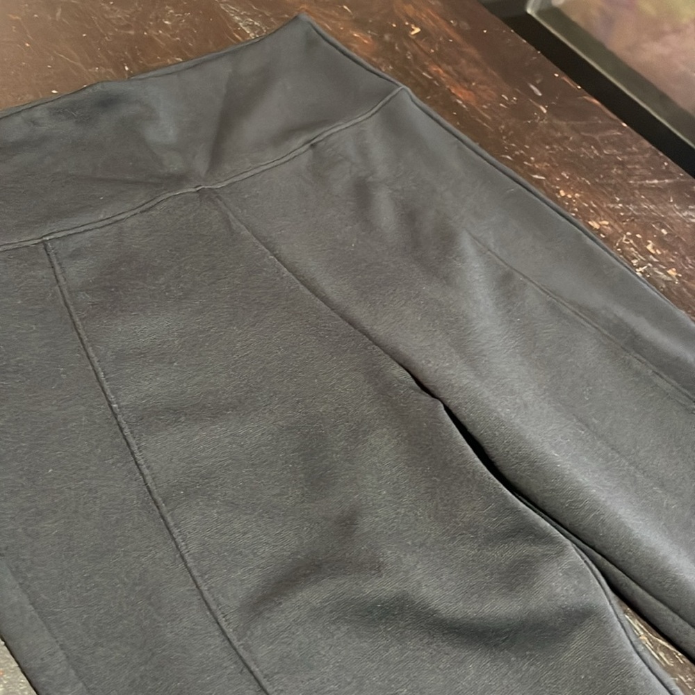 Spanx Assets Solid Black Ponte Shaping Leggings S… - image 6